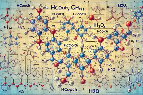 HCOOCH CH2 H2O structure, composition, and uses illustration